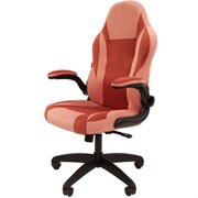 Игровое кресло Chairman game 55 Россия розов./бордо велюр Т26/Т28 Игровое кресло Chairman game 55 Россия розов./бордо велюр Т26/Т28