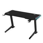 Стол для компьютера (для геймеров) с электроприводом и RGB-подсветкой FoxGear FG-ZE-49B (ширина 125 см) Стол для компьютера (для геймеров) с электроприводом и RGB-подсветкой FoxGear FG-ZE-49B (ширина 125 см)