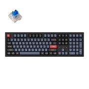 Беспроводная механическая клавиатура QMK Keychron K10 Pro, 108 клавиш, Hot-Swap, Keychron K pro Blue Switch Беспроводная механическая клавиатура QMK Keychron K10 Pro, 108 клавиш, Hot-Swap, Keychron K pro Blue Switch