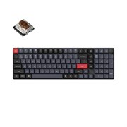 Беспроводная механическая клавиатура QMK Keychron K17 Pro, 103 клавиши, Knob, Hot-Swap, Gateron low profile Brown Switch Беспроводная механическая клавиатура QMK Keychron K17 Pro, 103 клавиши, Knob, Hot-Swap, Gateron low profile Brown Switch