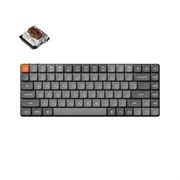 Беспроводная механическая ультратонкая клавиатура QMK Keychron K3 Max, 84 клавиши, RGB-подсветка, Gateron Brown Switch Беспроводная механическая ультратонкая клавиатура QMK Keychron K3 Max, 84 клавиши, RGB-подсветка, Gateron Brown Switch