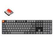 Беспроводная механическая ультратонкая клавиатура QMK Keychron K5 Max, 108 клавиш, White LED подсветка, Gateron Red Switch Беспроводная механическая ультратонкая клавиатура QMK Keychron K5 Max, 108 клавиш, White LED подсветка, Gateron Red Switch