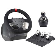 Игровой руль Artplays V-1200 Pro для PS4, PC, Xbox One, Switch. Premium Leather Edition (3 педали, 6КПП) Игровой руль Artplays V-1200 Pro для PS4, PC, Xbox One, Switch. Premium Leather Edition (3 педали, 6КПП)