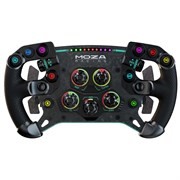 Съемное рулевое колесо MOZA GS V2P Steering Wheel (Leather) RS056 Съемное рулевое колесо MOZA GS V2P Steering Wheel (Leather) RS056