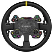 Съемное рулевое колесо MOZA RS V2 Steering Wheel Leather RS25 Съемное рулевое колесо MOZA RS V2 Steering Wheel Leather RS25