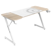 Стол компьютерный ZONE 51 TRINE 140 Wood/White