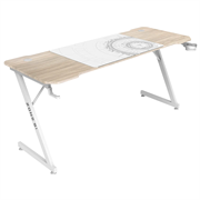 Стол компьютерный ZONE 51 TRINE 160 Wood/White