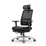Эргономичное компьютерное кресло FoxGear NETZ модель M, черный Эргономичное компьютерное кресло FoxGear NETZ модель M, черный