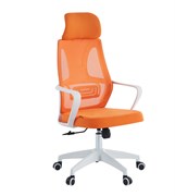 Офисное кресло Chairman CH636 белый пластик, оранжевый