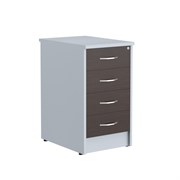 Тумба приставная с Топом Т-1 Металлик ТП-4.1А Венге Магия/Металлик 412х600х753  IMAGO