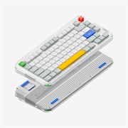 Беспроводная механическая клавиатура Nuphy Kick75, Low Profile, прошивка IO, Red nano switch