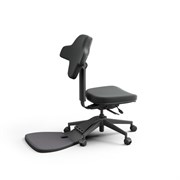 Кресло для работы сидя или стоя FoxGear ARTZ M, тёмно-серый FG-ARTZ-M-DG