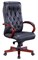 Стул руководителя Everprof Monaco Wood Экокожа Черный - фото 22958