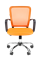 Офисное кресло Chairman 698 Россия TW-66 оранжевый хром - фото 25883
