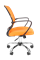 Офисное кресло Chairman 698 Россия TW-66 оранжевый хром - фото 25884