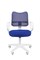 Офисное кресло Chairman 450 LT Россия белый пластик TW-10/TW-05 синий - фото 26521