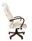 Офисное кресло Chairman 420 Россия WD кожа белая - фото 26695
