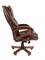 Офисное кресло Chairman 408 Россия кожа+PU коричн. - фото 27004