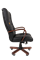 Офисное кресло Chairman 424 WD Россия кожа черная - фото 27127