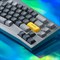 Механическая клавиатура QMK Keychron Q8 Alice-ANSI Knob, (68 кл.), RGB, Hot-Swap, Алюм.корпус, Barebone, синий - фото 29007