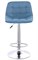 Барный стул Everprof Cooper Ткань Голубой - фото 32517