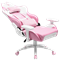 Кресло компьютерное игровое ZONE 51 KITTY MEOW Edition Pink, Экокожа - фото 36151