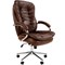Офисное кресло CHAIRMAN 795, натуральная кожа/экокожа, коричневый Bruno N - фото 36698