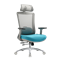Кресло офисное EVOLUTION ERGO PRIME Sky Blue, Сетка/Ткань, Серый/Голубой - фото 36751