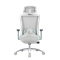 Кресло офисное EVOLUTION ERGO PRIME Sky Blue, Сетка/Ткань, Серый/Голубой - фото 36754