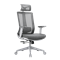 Кресло офисное EVOLUTION ERGO BLISS Grey - Сетка/Ткань, Серый - фото 36792
