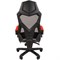 Игровое кресло CHAIRMAN CH571, ткань/сетка, черный/красный - фото 38647