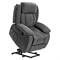 Кресло-реклайнер Eureka GER02 с подъемным механизмом, серый - фото 39099