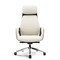 Эргономичное кресло руководителя Eureka OC07 SERENE (Nappa кожа), белое - фото 39161