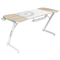 Стол компьютерный ZONE 51 TRINE 140 RGB Wood/White - фото 42273