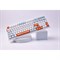 Беспроводная механическая клавиатура MCHOSE G98 Pro, оранжевый и синий, Snow Tiger Switch - фото 42665