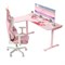 Стол письменный (для компьютера) угловой EUREKA ERK-L60R-PK-V2 (правый), розовый - фото 42907