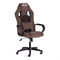 Кресло игровое TetChair DRIVER (22) флок/ткань, коричневый, 6/TW-24 - фото 43279