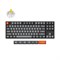 Беспроводная механическая клавиатура QMK Keychron K8 Max, 87 клавиш, RGB подсветка, Hot-swap, алюм.рамка Keychron Banana Switch - фото 43340