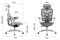 Эргономичное кресло Everprof Alfa Grey Сетка Серый - фото 43697