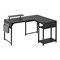 Стол письменный (для компьютера) угловой EUREKA ZX-L150B-B-RU с шириной 150 см, Black - фото 43777