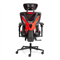 Кресло игровое TetChair KingCobra, иск. кожа, сетка, черный, красный - фото 43976