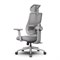 Эргономичное компьютерное кресло FoxGear NETZ One, DGGY, серый - фото 44709