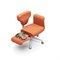 Кресло-трансформер FoxGear STUDIO Fabric, оранжевый - фото 45050